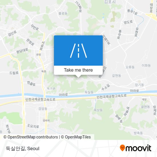 둑실안길 map