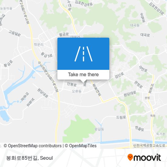 봉화로85번길 map