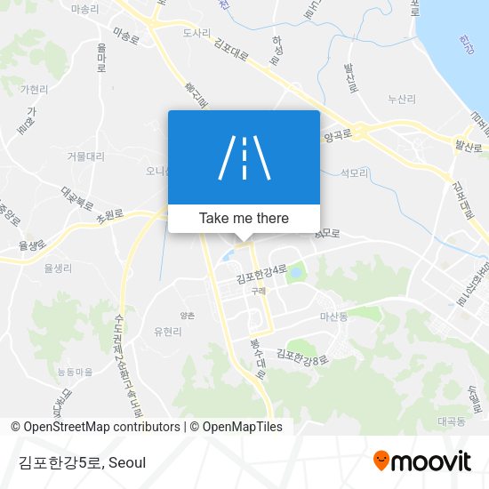 김포한강5로 map