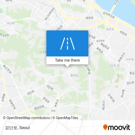 검단로 map