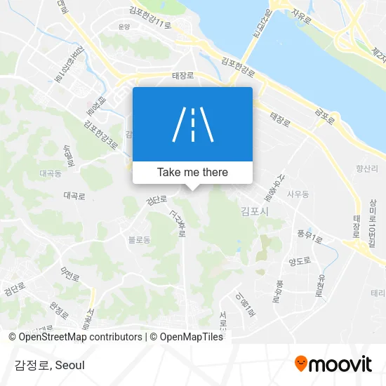 감정로 map