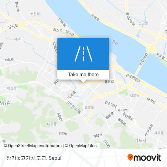 장기Ic고가차도교 map