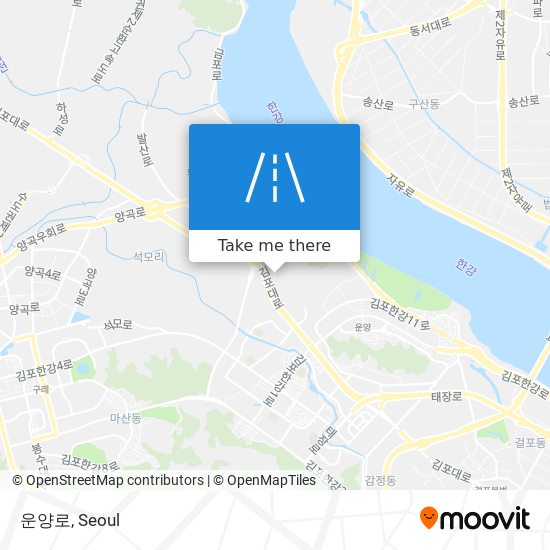 운양로 map