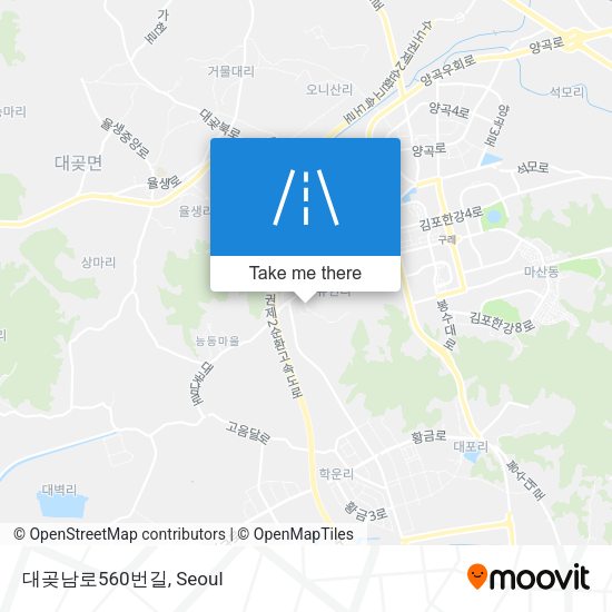 대곶남로560번길 map