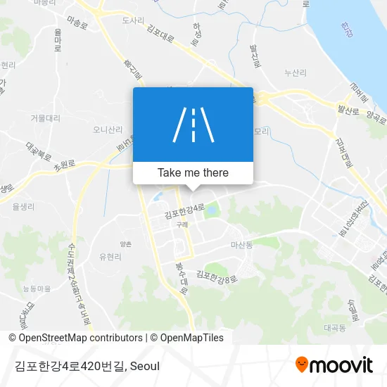 김포한강4로420번길 map