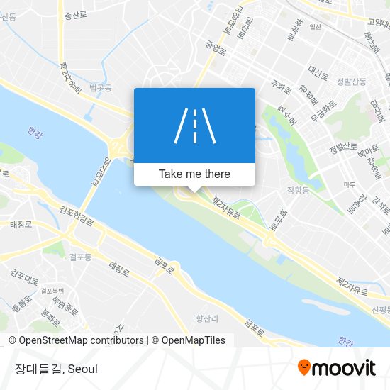 장대들길 map