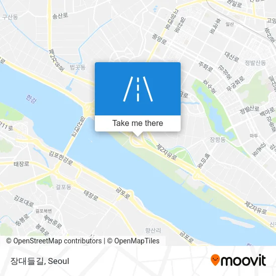 장대들길 map