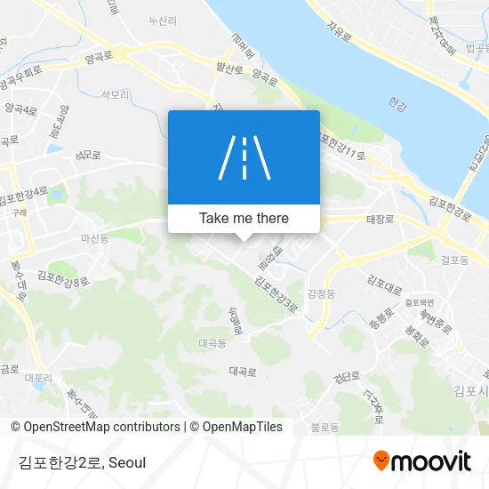 김포한강2로 map