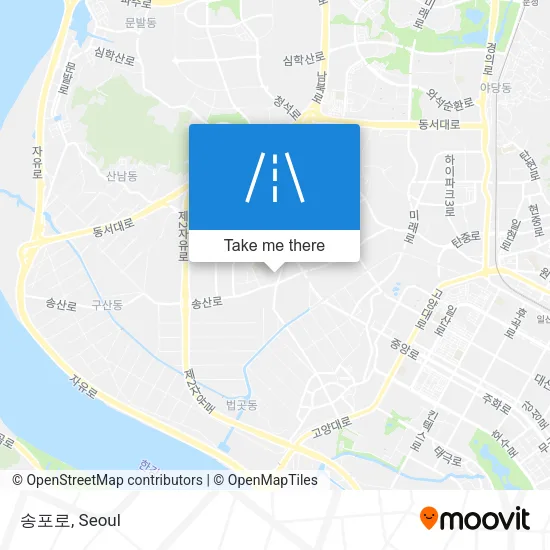 송포로 map