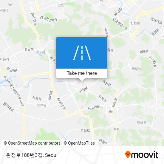 완정로188번3길 map