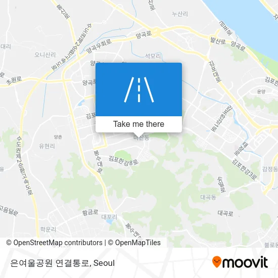 은여울공원 연결통로 map