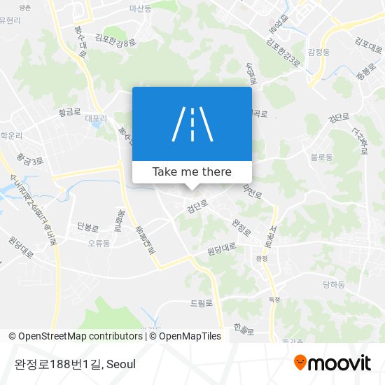 완정로188번1길 map