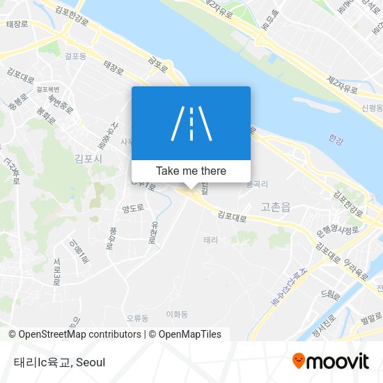 태리Ic육교 map