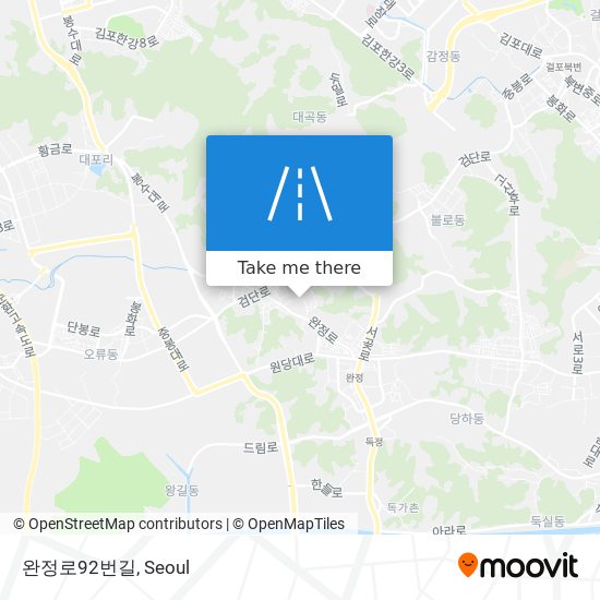 완정로92번길 map