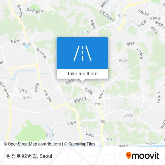 완정로92번길 map