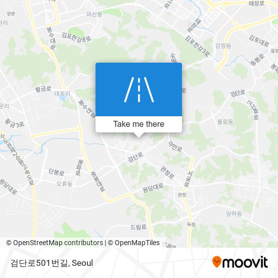 검단로501번길 map