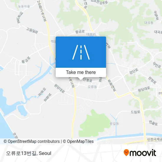 오류로13번길 map