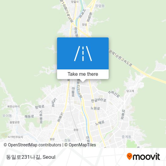 동일로231나길 map
