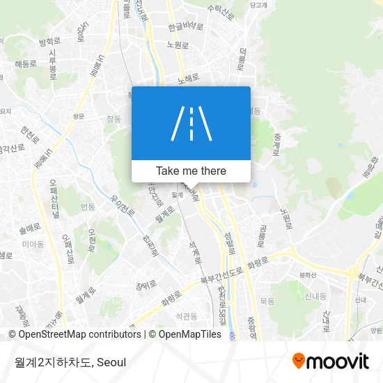 월계2지하차도 map