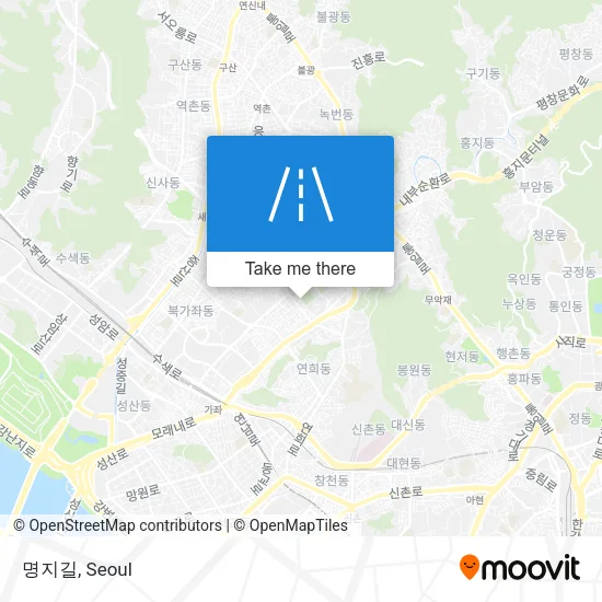 명지길 map