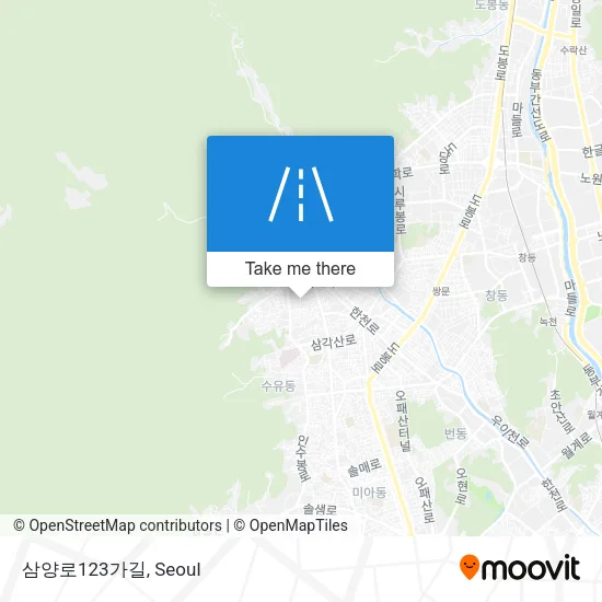 삼양로123가길 map
