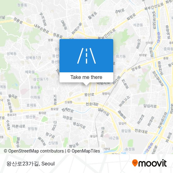 왕산로23가길 map