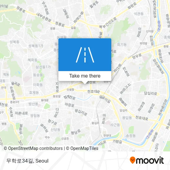 무학로34길 map