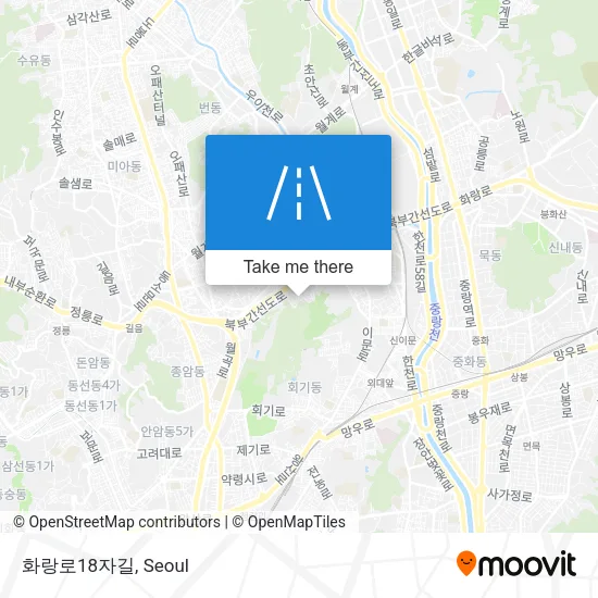화랑로18자길 map