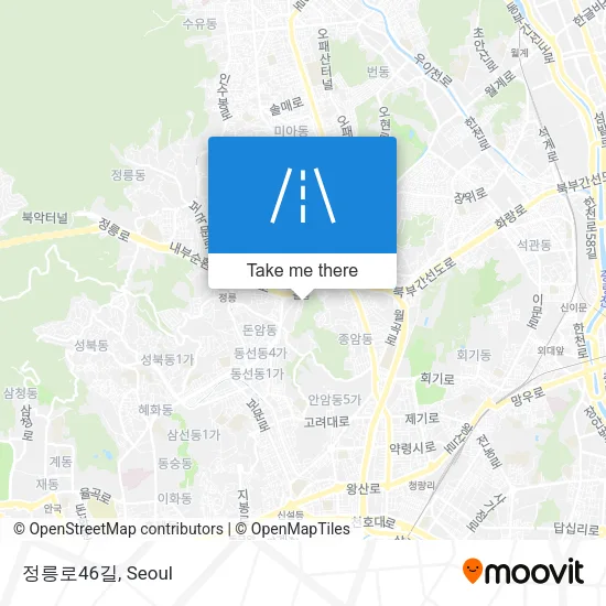 정릉로46길 map