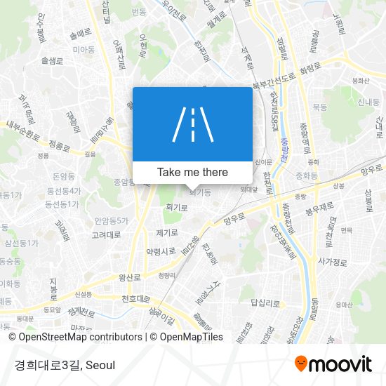 경희대로3길 map