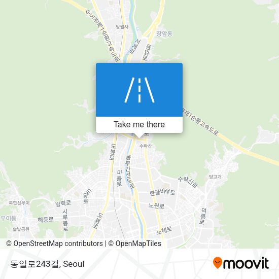 동일로243길 map