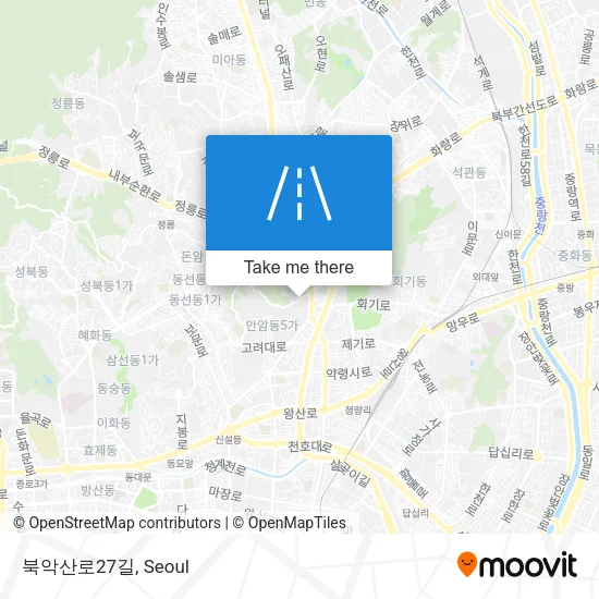 북악산로27길 map