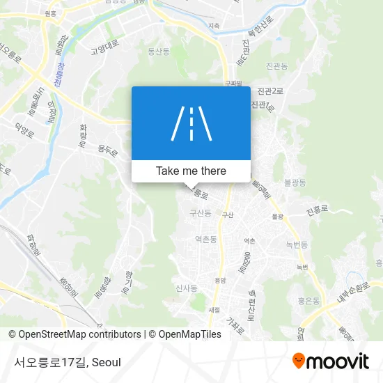 서오릉로17길 map