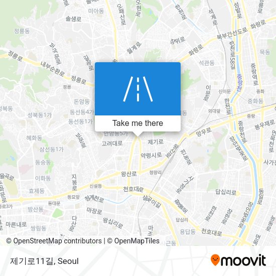 제기로11길 map