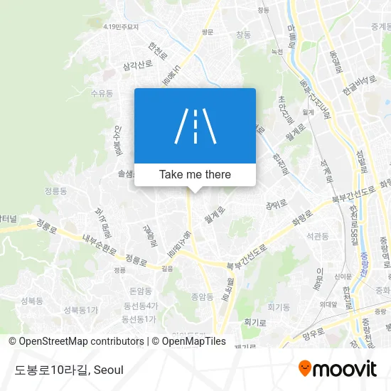 도봉로10라길 map