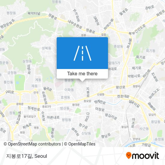 지봉로17길 map