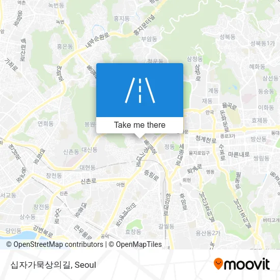 십자가묵상의길 map