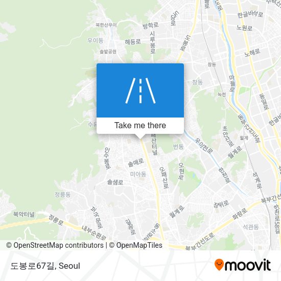 도봉로67길 map