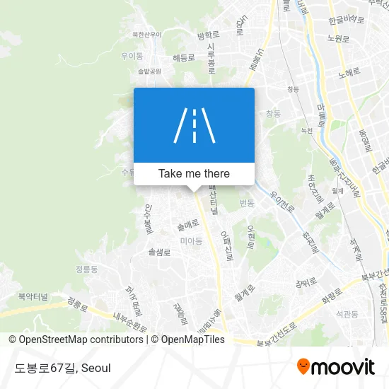 도봉로67길 map