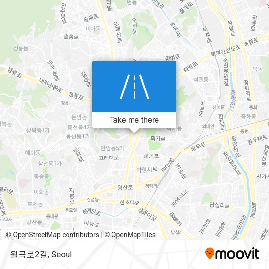 월곡로2길 map