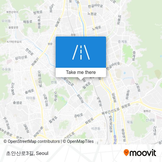 초안산로3길 map