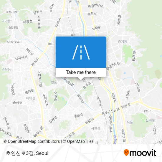초안산로3길 map