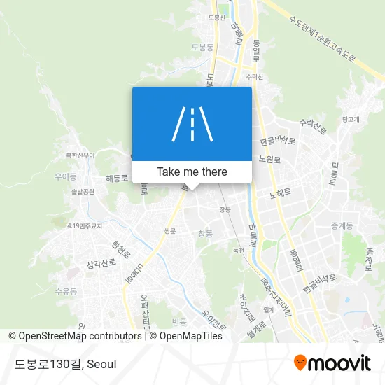 도봉로130길 map