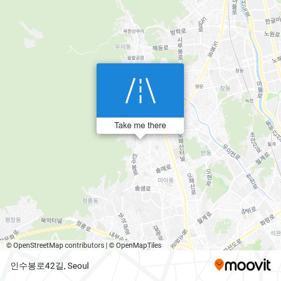 인수봉로42길 map