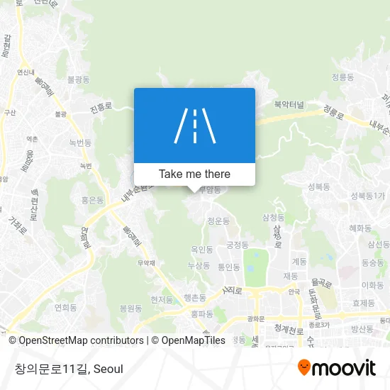 창의문로11길 map