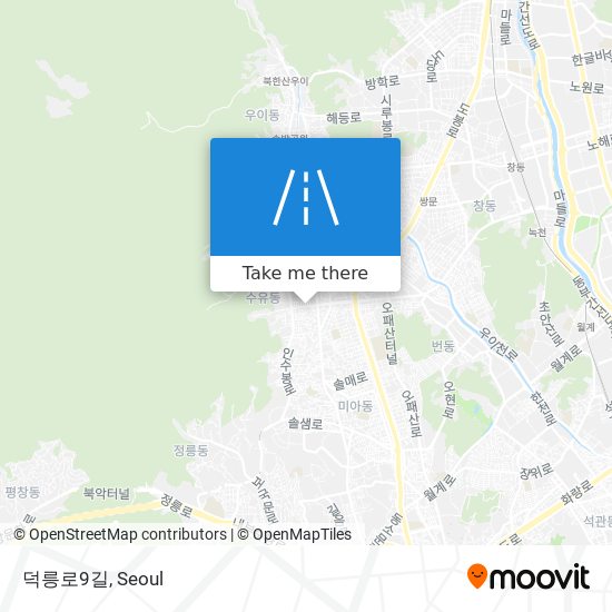 덕릉로9길 map