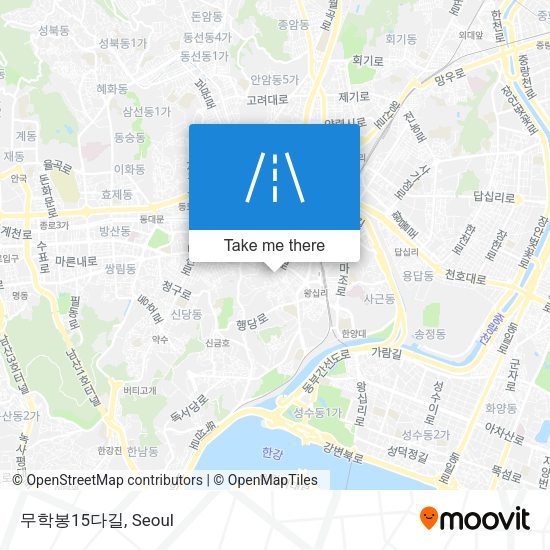 무학봉15다길 map