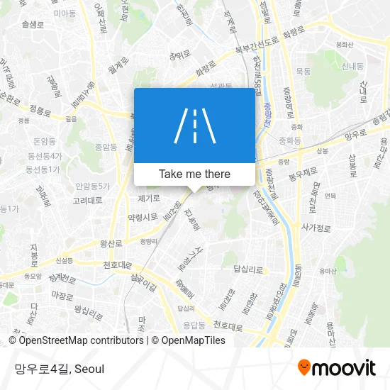망우로4길 map