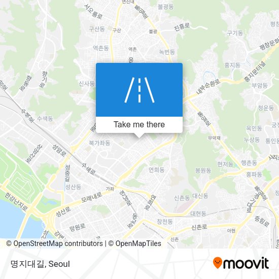 명지대길 map