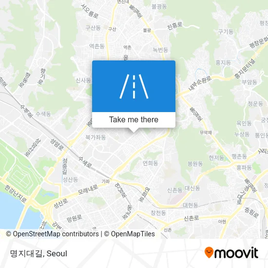 명지대길 map